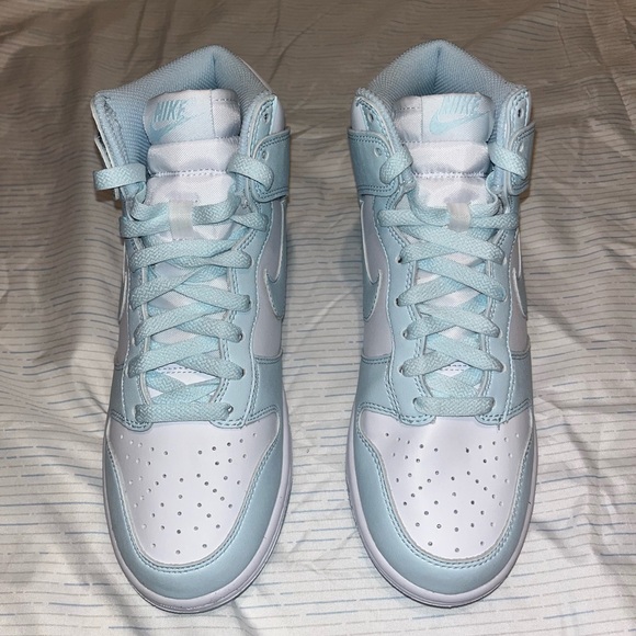 NEW ‘Glacier Blue’ Nike Dunk High Next Nature SIZE 7.5 - Picture 7 of 10